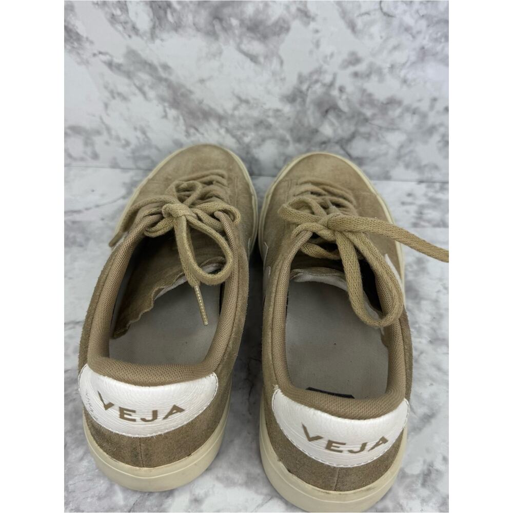 VEJA  Campo Suede Low-Top Sneakers Dune/White  Women’s Sz 8 - Picture 9 of 15